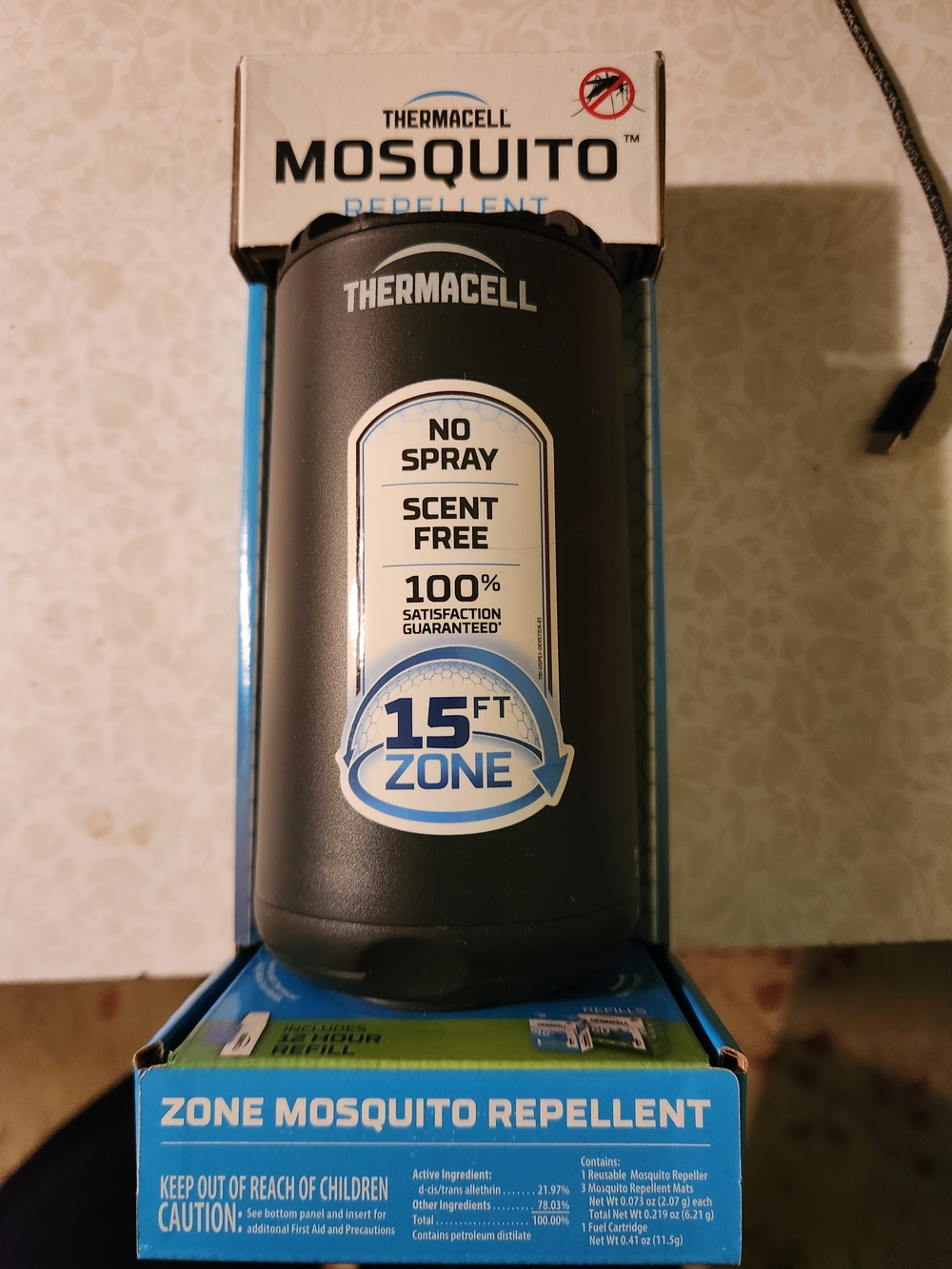 Thermacell Mosquito Repellent - Black 15 ft Zone